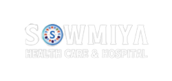 The logo of Sowmya Health Care & Hospital symbolizes their dedication to provide good healthcare.